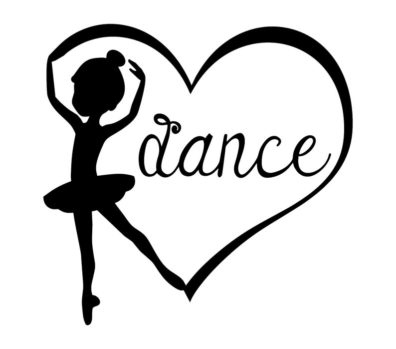 Ballerina Decal/dance Decal/dance Life Decal/love Ballet Etsy