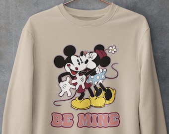 Disney Valentine's Day Mickey & Minnie Be Mine Sweatshirt and T-Shirt | Sweethearts Night | Disney After Dark | 4 Colors