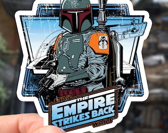 Star Wars Boba Fett Slave 1 Empire Strikes Back waterproof Sticker
