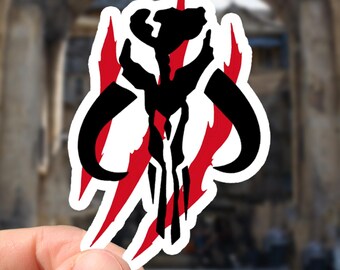 Star Wars Mythosaur Skull with claw marks waterproof Sticker