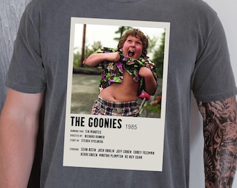 The Goonies Truffle Shuffle movie Poster Shirts | Chunk | Vintage style Comfort Colors tee
