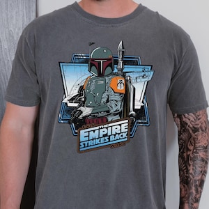 Star Wars Boba Fett Slave 1 Retro T-Shirt and Sweatshirt | Mandalorian | Empire Strikes Back | Return of the Jedi | Book of Boba Fett