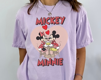 Disney Mickey & Minnie Valentine's Day Soda Shop Sweatshirt and T-Shirts | Sweethearts Night | Disney After Dark