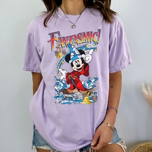Disney Fantasmic Camisa Unisex / Disneyland y Walt Disney World / Vidrieras Mickey
