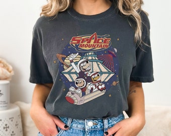 Disney's Space Mountain Vintage Distressed Unisex Shirt and Sweatshirt