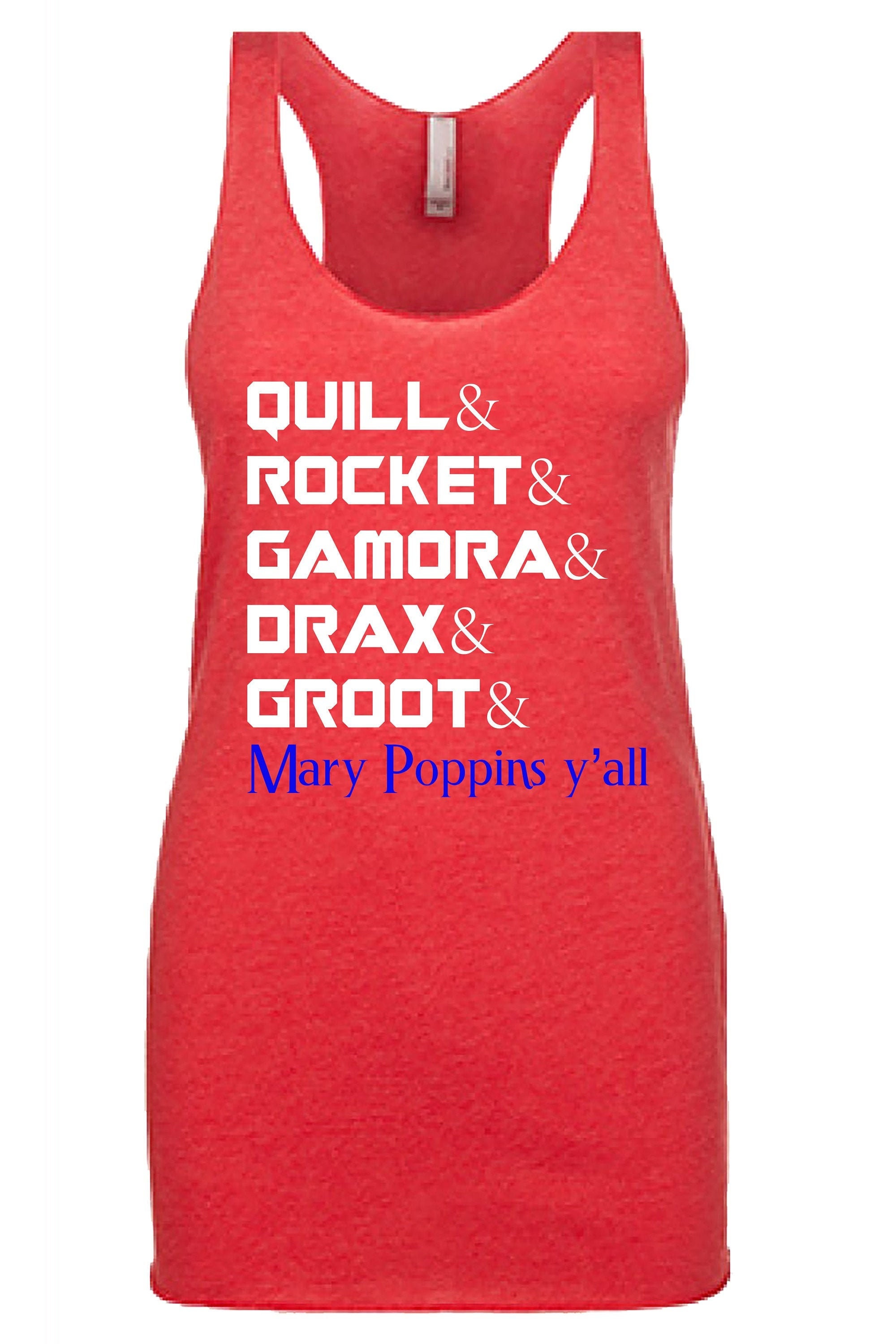 Disney Marvel Avengers Shirt - Guardianes de la Galaxia - Mary Poppins Y'All - Yondu Shirt - Starlord - Tank Top - Disney Vacation