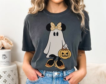 Disney Ghost Minnie Mouse T-Shirt and matching Ghost Mickey Mouse T-Shirt