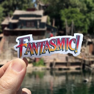 Disney Fantasmic Logo Sticker | Waterproof