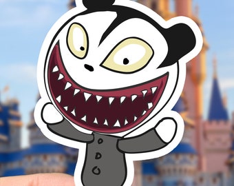 Disney Nightmare Before Christmas Vampire Teddy Scary Sticker | Waterproof