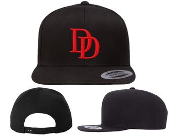 Casquette Marvel Daredevil | Coupe souple brodée, Bille plate snapback, Chapeau « Dad », Trucker