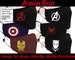Marvel Avengers Mask w/adjustable ear straps, nose wire, filter pocket | Captain America, SpiderMan, Iron Man, Black Panther | Ships from US 