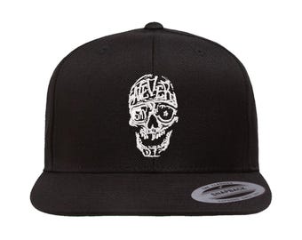 Goonies Never Say Die Hat | Embroidered on Flex Fit Hats, Adjustable "Dad" hats, SnapBack Flat Bill Hats, Beanies and Truckers