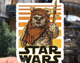 Star Wars Wicket the Ewok Return of the Jedi waterproof Sticker