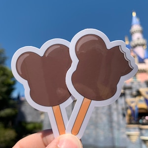 Disney Mickey Bar Ice Cream Stickers | Waterproof | Disney Food and Snacks