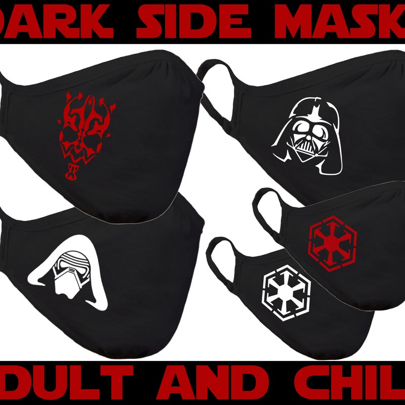 Darth Vader Face Mask - Etsy