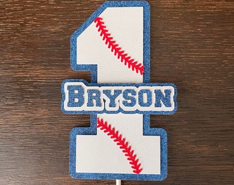 First birthday baseball cake topper, baseball one, 1 smash cake, Little slugger, rookie of the year,