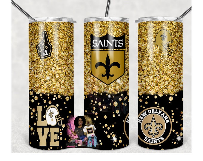 Won Not Done Saints Skinny Tumbler