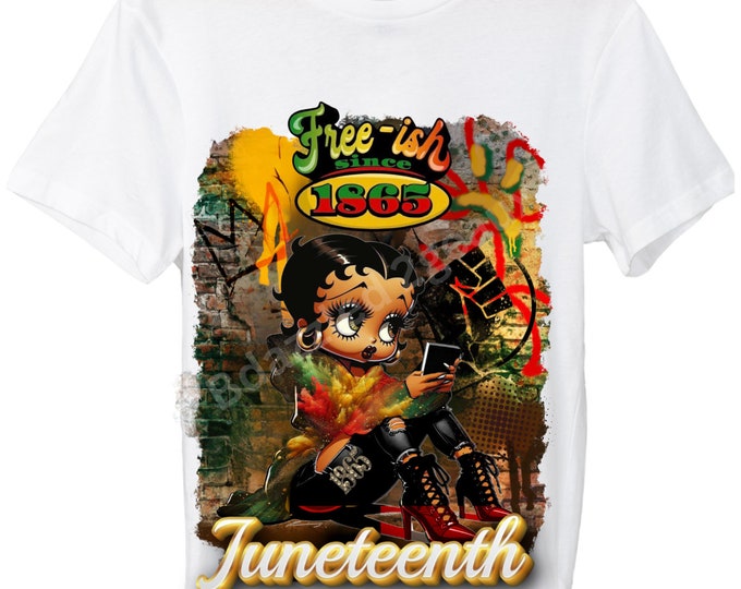 Freeish Betty Boop Da Diva Since 1865 Shirt