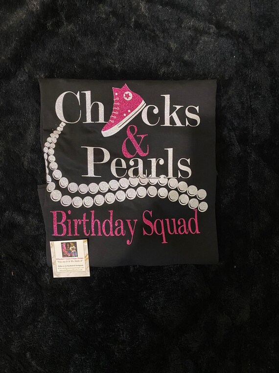 Pearls Birthday Squad T-shirts - Etsy 