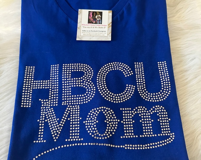HBCU MOM Bling Bling T-Shirts