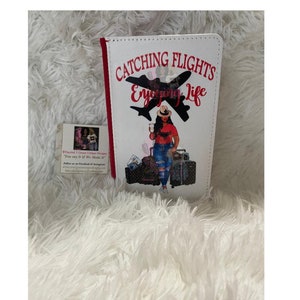 Catching Flights Enjoying Life Passport Covers-Custom Designed