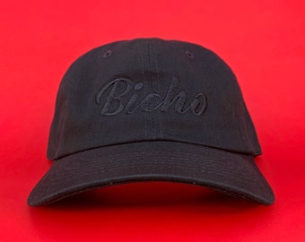 Bicho, ALL BLACK, Salvadoreño, Dad Hat