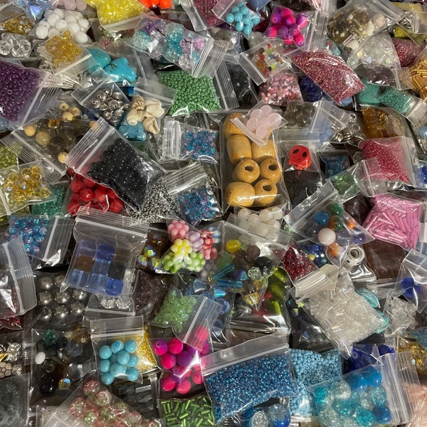 15 or 40 bags of *NEW* Beads Mixed Fun Lot Great Starter Kit Huge Variety