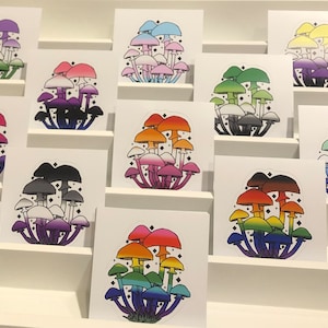 Pride Mushroom Stickers