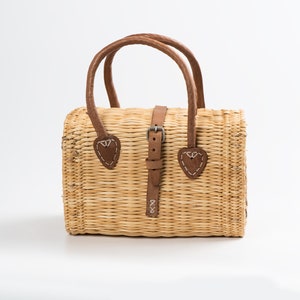 Portuguese Natural Basket Bag Size Small