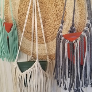 Macrame Plant Hanger- Fringe Plant Hanger- Indoor Plant Hanger- Macrame Home Decor- Plant Lover Gift