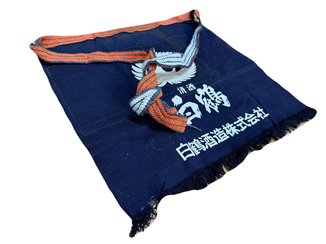 まき roBa Japanese Vintage Indigo Maekake(traditional Style of Japanese
