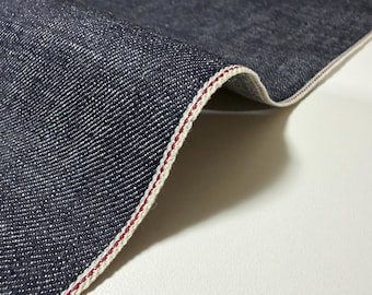 10,6 oz japanischer Indigo-Selvage-Denim, Meterware