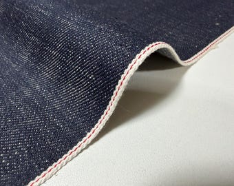 13.3 oz Japanese Indigo Slubby Denim w/ Red Selvage