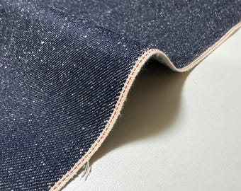 9 oz Indigo Nep Selvage Denim Japanese Blue Fabric