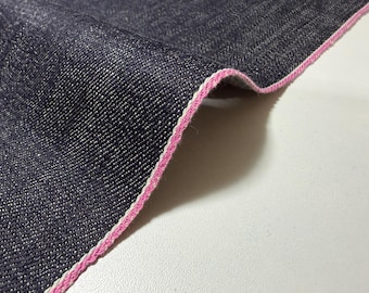 13 oz Japanese Indigo Slubby Denim w/ Pink Selvage