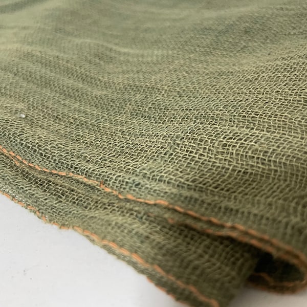 Vintage hemp "KAYA"(mosquito net) fabric. No.315 Japanese fabric