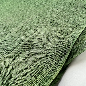 Vintage Indigo hemp &quot;KAYA&quot;(mosquito net). Japanese vintage fabric, Boro fabric, No. 246