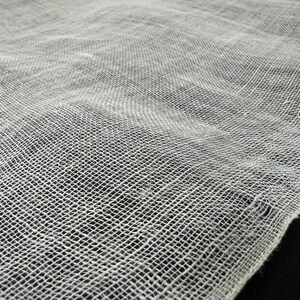 Japan vintage hemp "KAYA"(mosquito net) with natural color.