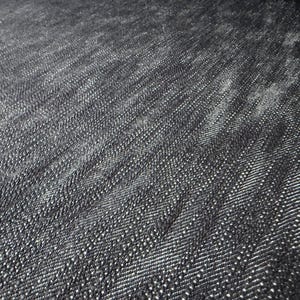 Sällsynt! 473 g ojämnt färgad slubdenim med vit kant, japanskt denimtyg bild 5