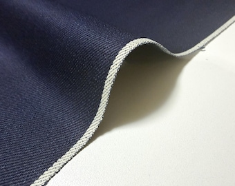 Rare Japanese 11 oz Double-sided Indigo Selvage Denim By The Yard
