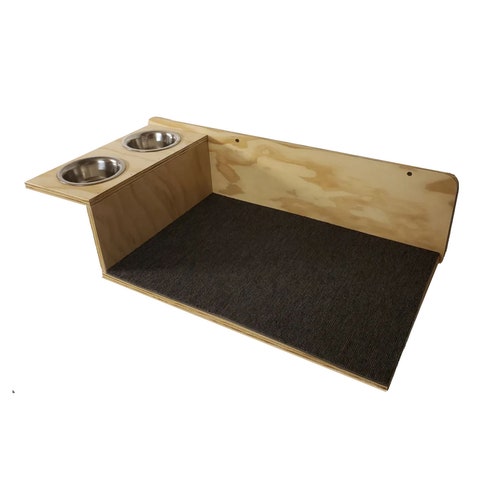 Cat Bowl Shelf Double Cat Feeding Shelf Dinning Room Cat Etsy Australia