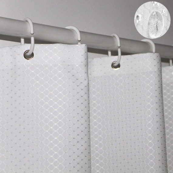 Tektrum Heavy Duty 36 By 72 Inch Waffle Weave Check Shower Etsy