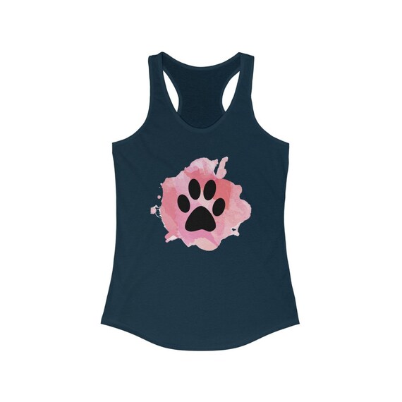 paw print tank top