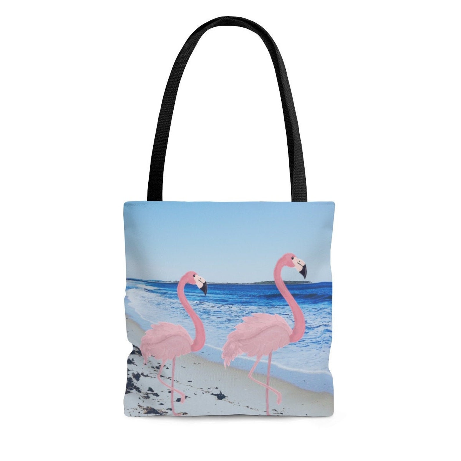 Flamingo Tote Bag Flamingo Bag Flamingo Purse Flamingo | Etsy