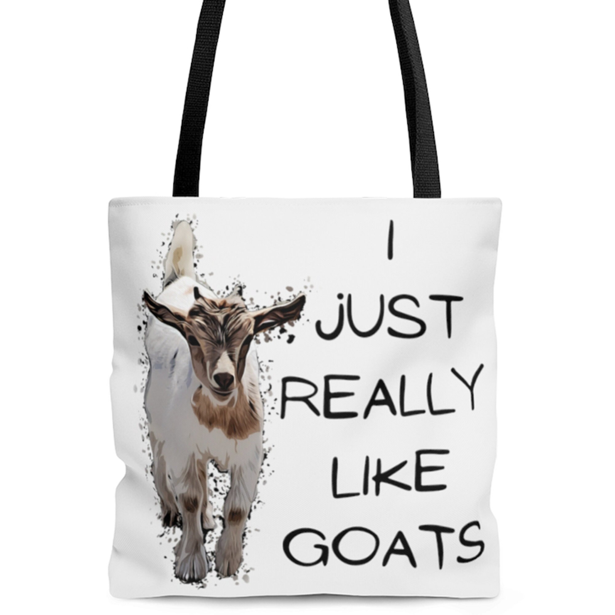 Goat Farm Animal Tote Bag Design Vector Download