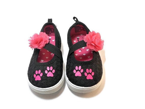shoes with paw prints