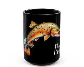 Personalized Fisherman Mug: Fish Lover Gift