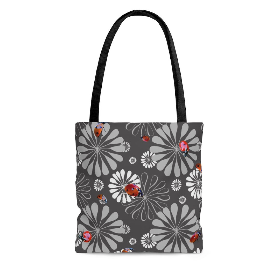 Ladybug Tote Bag, Ladybug Travel Bag, Ladybug Shopping Bag, Ladybug