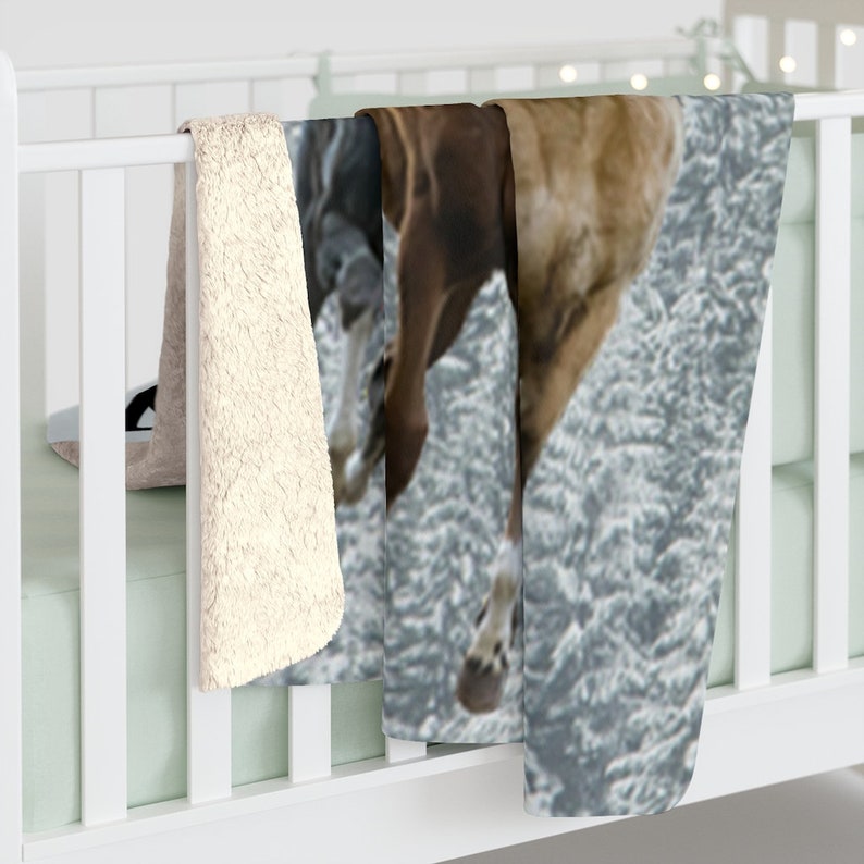 Personalized Horse Blanket Horse Decor Horse Love Horse Etsy