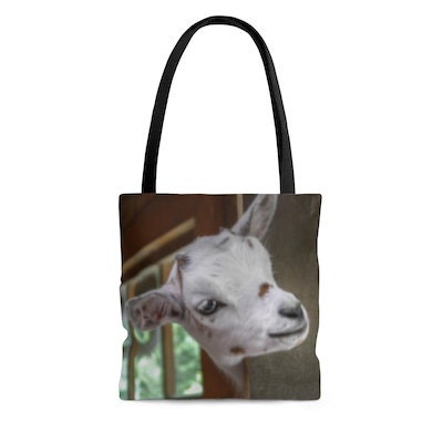 Curious Goat Tote Bag Goat Travel Bag Goat Diaper Bag Goat | Etsy